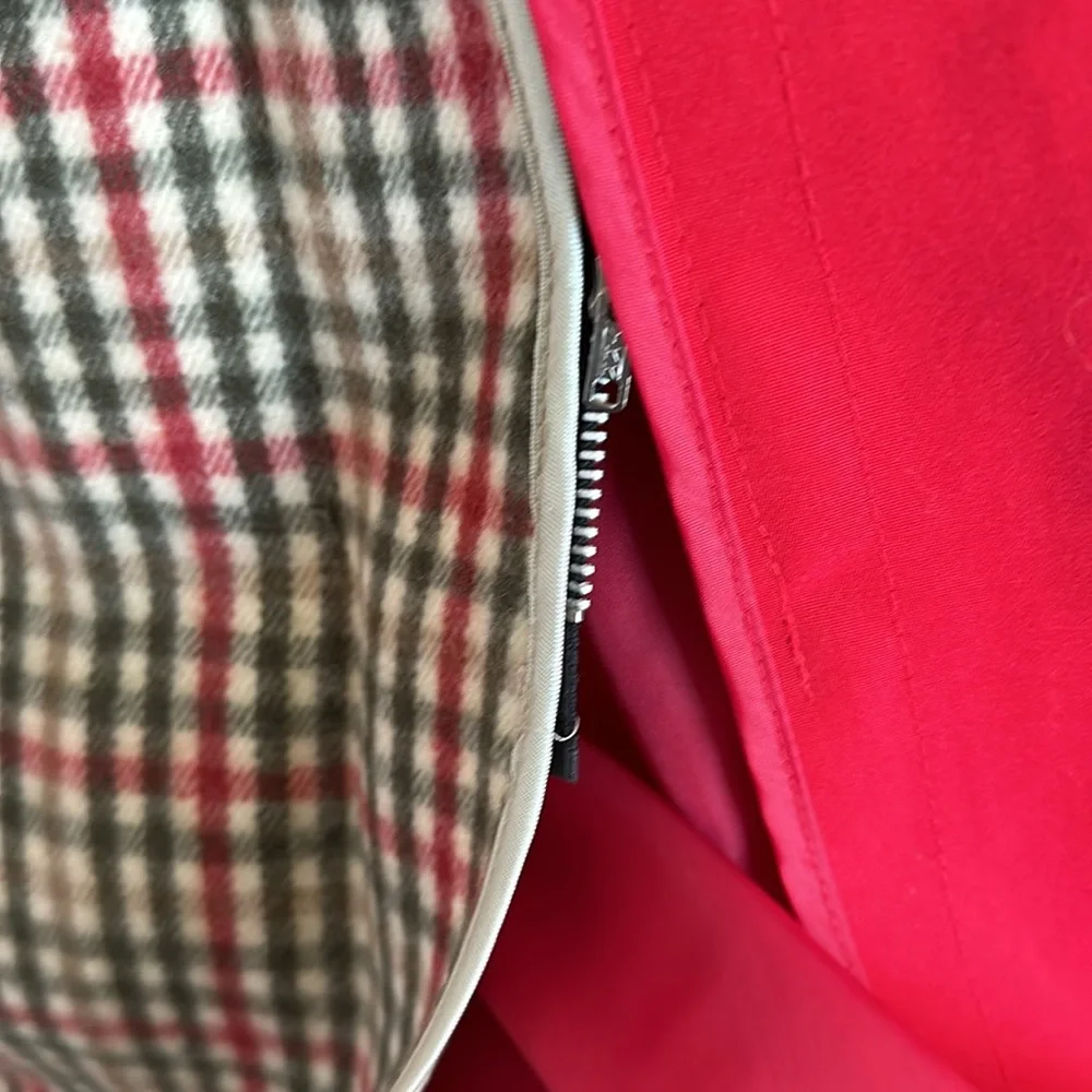 EUC Vintage London Fog Towne Edition Fully Lined Trench Coat Red Size 8 petite - Picture 8 of 16
